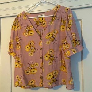 Madewell daisy top